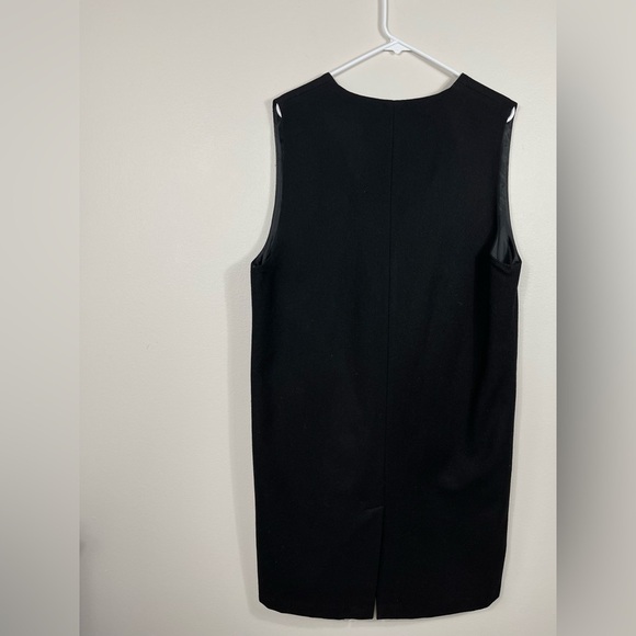 SAG HARBOR Avenue Black Sleeveless Dress Wool Lana Work Career Size 14 - Picture 6 of 8